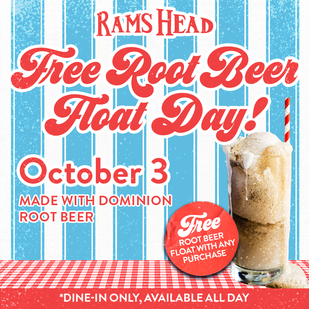 Free Root Beer Float Day at Rams Head